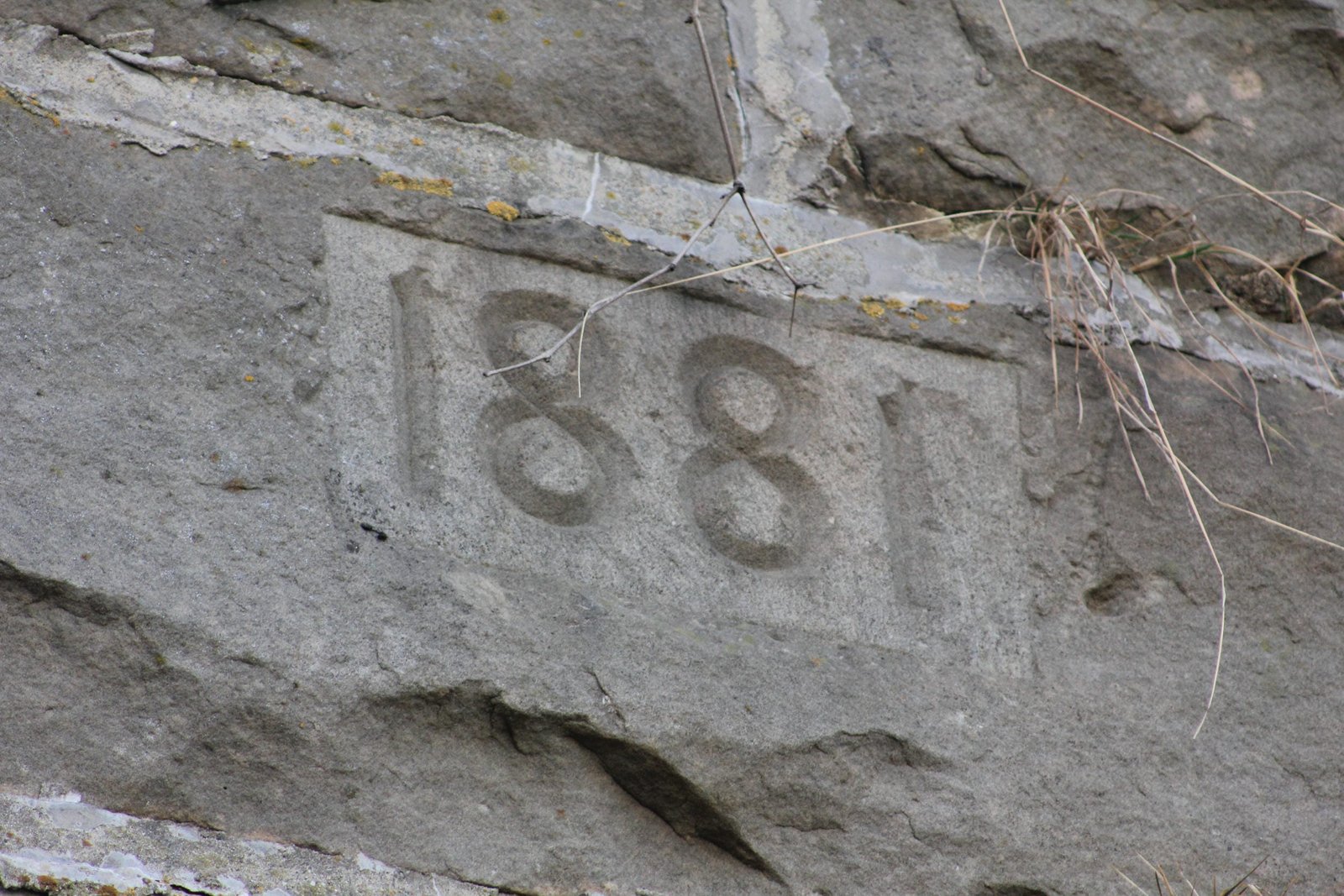 Date stone, east face